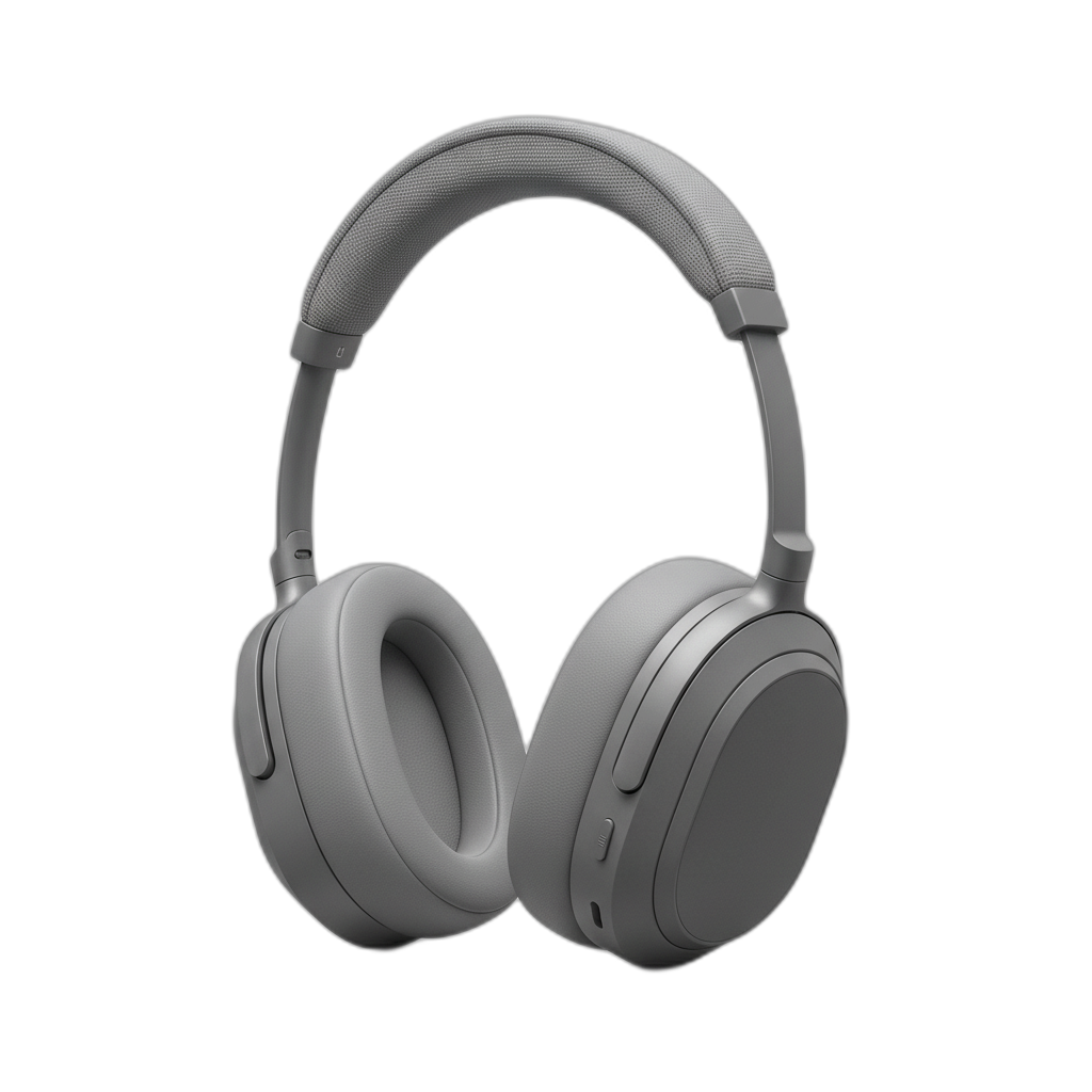 AURA Pro headphones, angled view